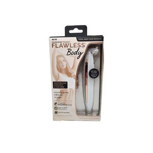 Flawless Total Body Hair Remover 18K Gold Plated Rechargeable Finishing Touch